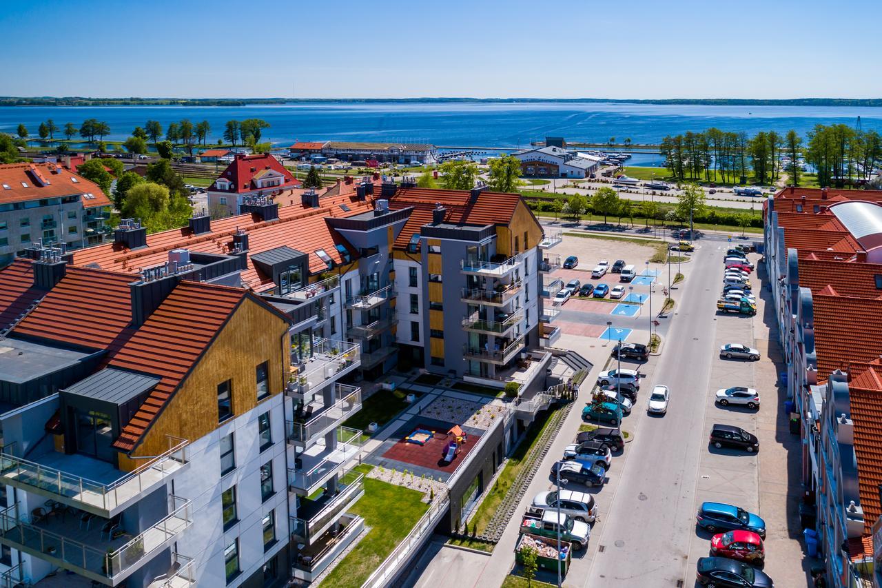 Widok Na Mazury Apartament Przy Porcie Giżycko Esterno foto